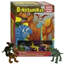 Brincar-aprender-colorir: Dinossauros