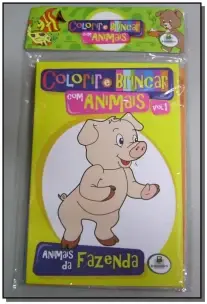 Kit - Colorir e Brincar - Animais - 10 Titulos