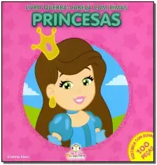 Livro Quebra-cabeçaa Com Rimas-princesas